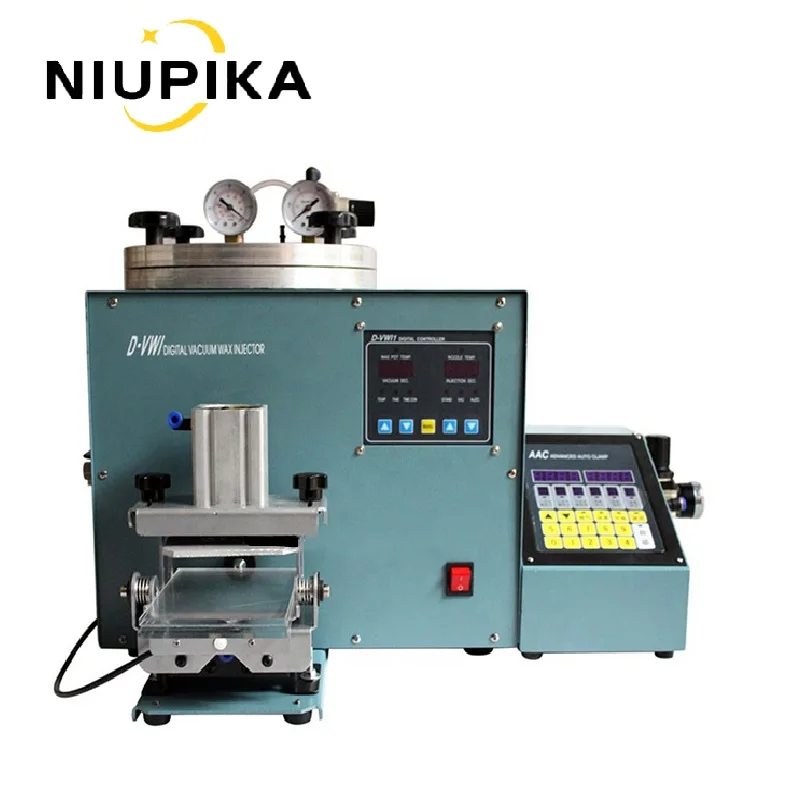 

NIUPIKA D-VWI+ACC Vacuum Wax Injection Machine with Auto Clamping Constitute for Casting Jewelry Tools and Equipment