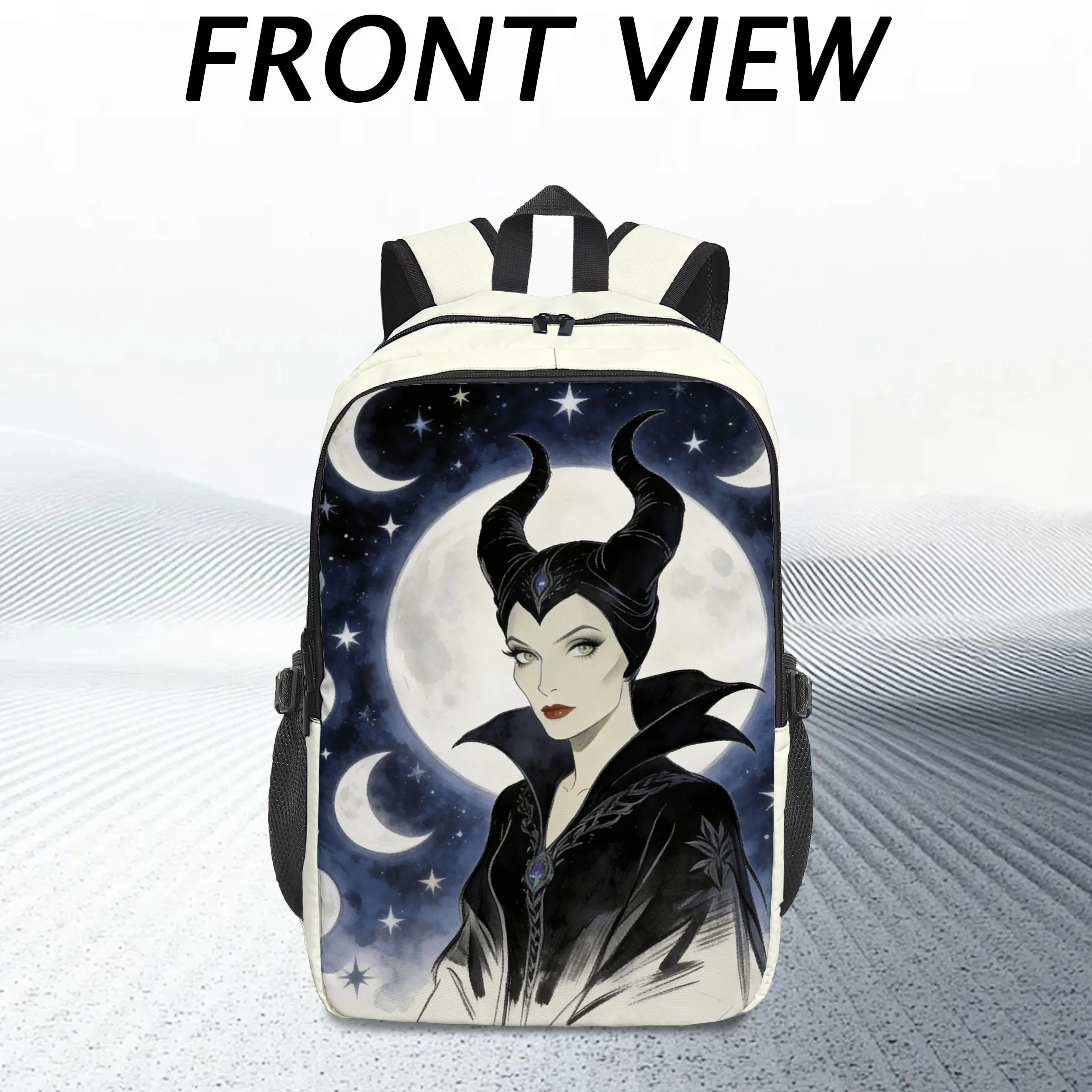 กระเป๋าเป้ดิสนีย์มาเลฟิเซนท์ 1 ชิ้น ทันสมัยและเรียบง่าย เป็นของขวัญได้ สไตล์คู่รักแบบยูนิเซ็กซ์ ความจุขนาดใหญ่ คุณภาพสูง