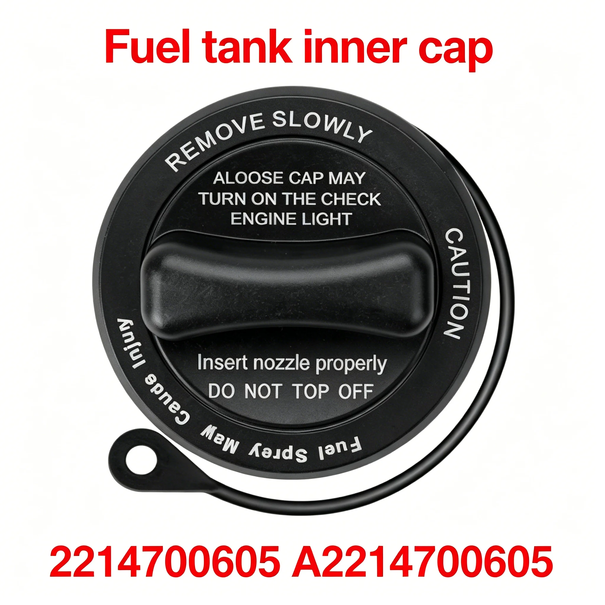 Tankdeckel Benzindeckel Kraftstoffdeckel OE # 2214700605 / A2214700605 passend für Mercedes-Benz C CL CLS E G GLK CLK S SL SLK Serie – Detail 2