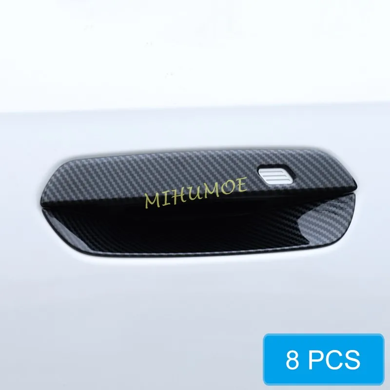 

Carbon Fiber Car Exterior Door Handle Strip Cover Protector Trims For BMW X1 iX1 U11 525i 530i 540i i5 G60 2023 2024 2025 2026