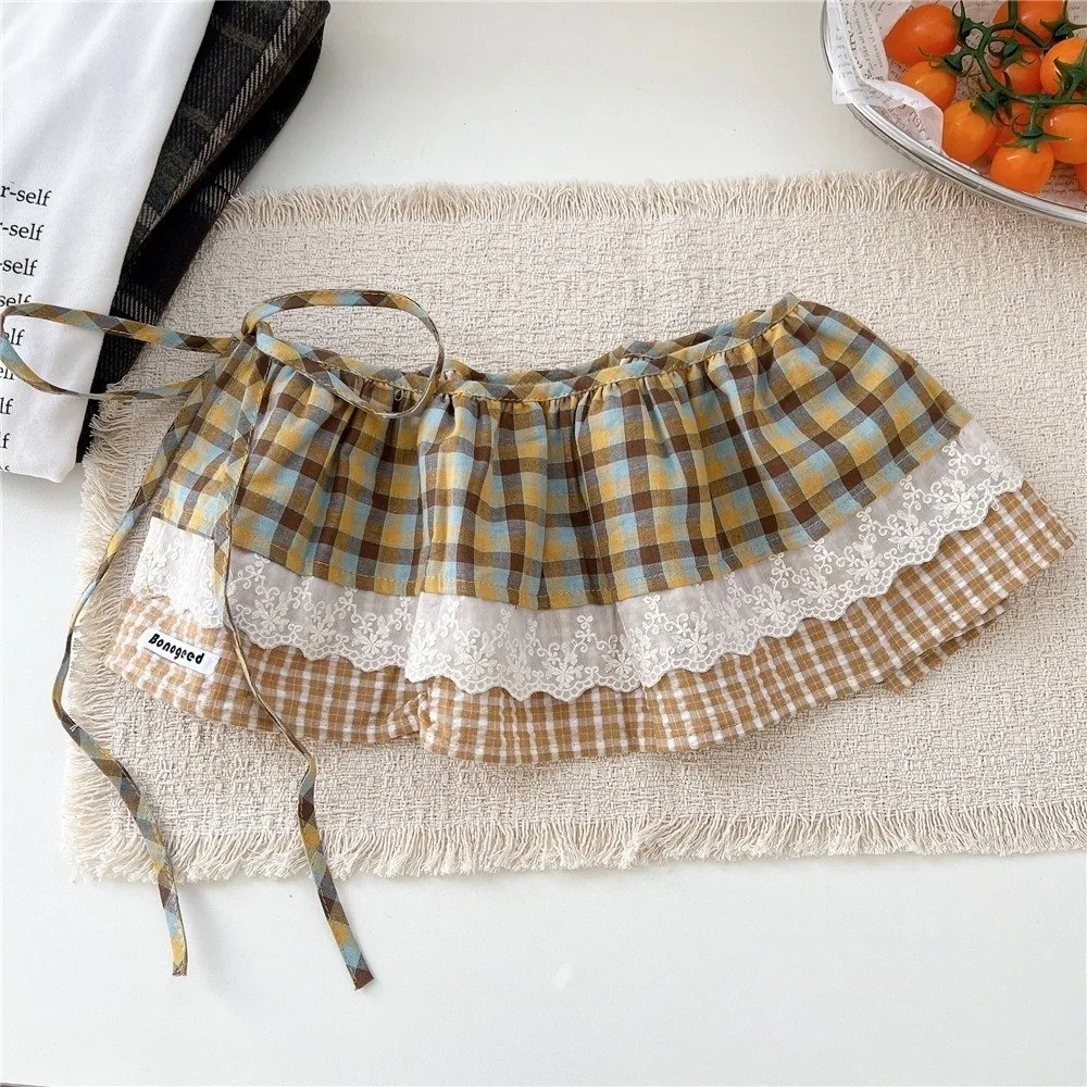minissaias-femininas-elegantes-estilo-balletcore-xadrez-com-detalhe-de-renda-e-amarracao-estilo-coreano-estilo-pastoral-com-babados-em-camadas