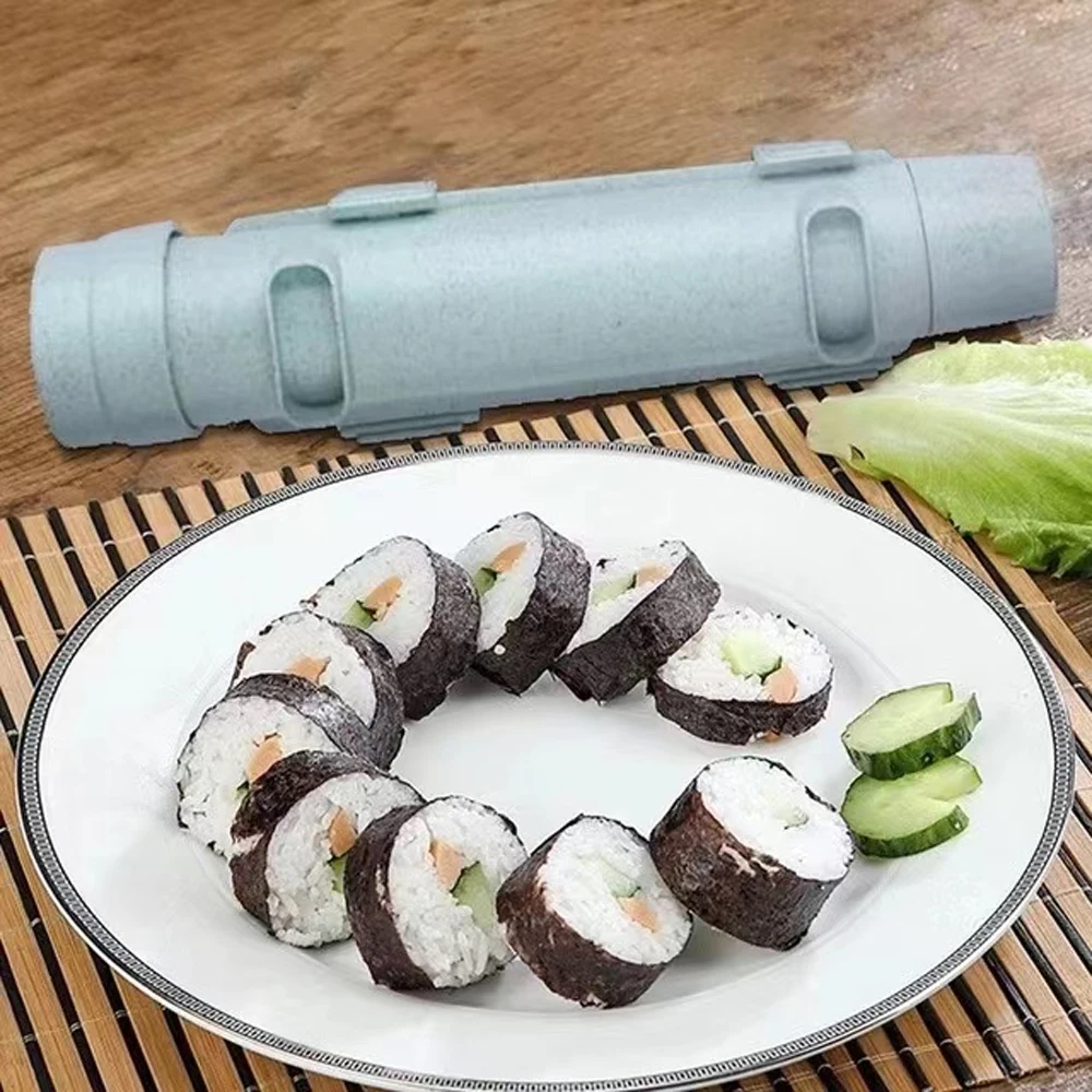 1pc DIY Sushi Making Machine Kitchen Sushi Tool Sushi Maker Quick Sushi Bazooka Japanese Rolled Rice Meat Mold Bento Accessories