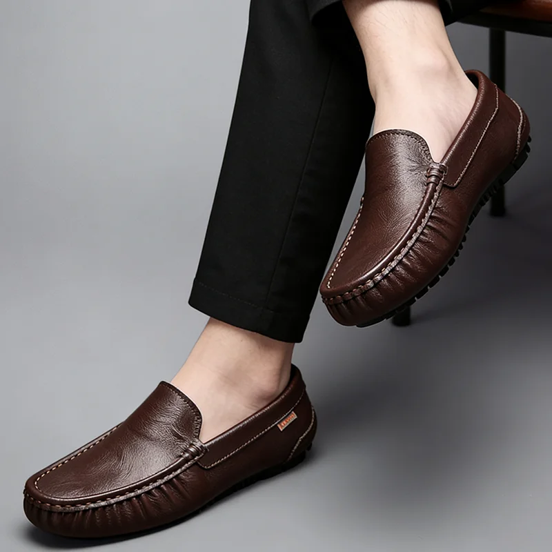 

1pair Shallow Low-top Casual Shoes British Fashion New Summer Large-size Men's Shoes Breathable Shock-absorbing Shoes Size 38-47