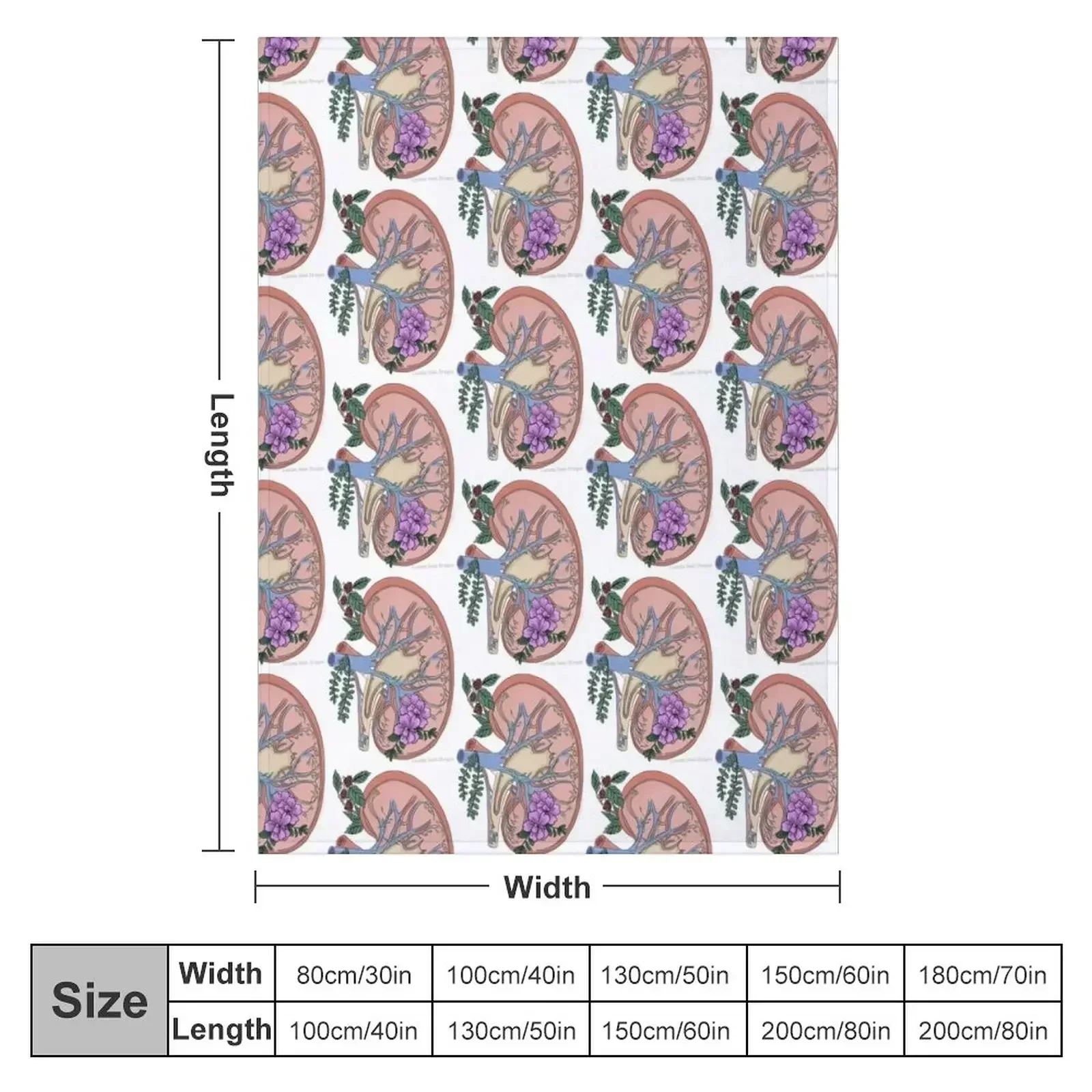 Kidney Disease Awareness Throw Blanket couch cozy soft plush fuzzy picnic outdoor blanket