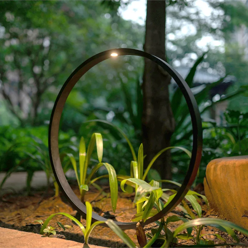 Hot Selling Small Electric Yard LED Garden Lamp Post Waterproof Outdoor Decoration with Aluminum Body IP65 AC Power Supply