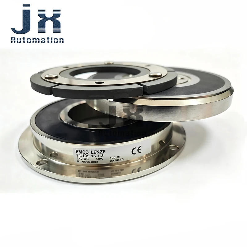 Emco Lenze 24VDC 120Nm 50W Built-in Bearing Type Electromagnetic Clutch 14.105.16.1.3 Shaft Hole 35mm H7