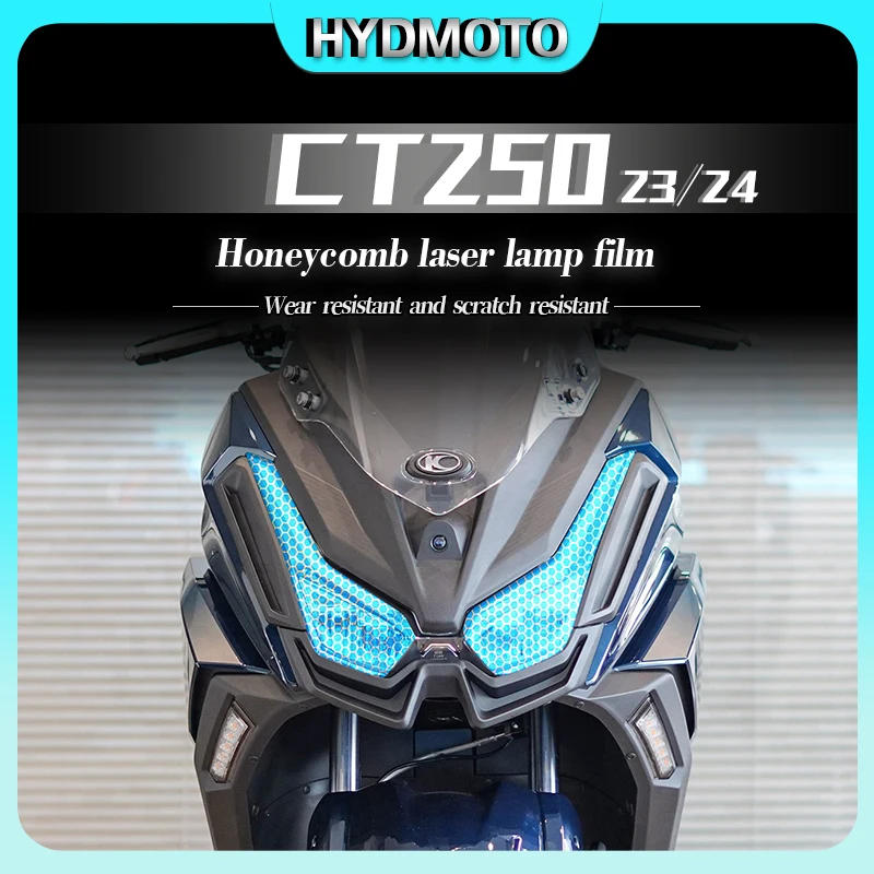 

For KYMCO XCITING CT250 2023 2024 honeycomb laser light film headlight film tail light film protective film sticker accessories