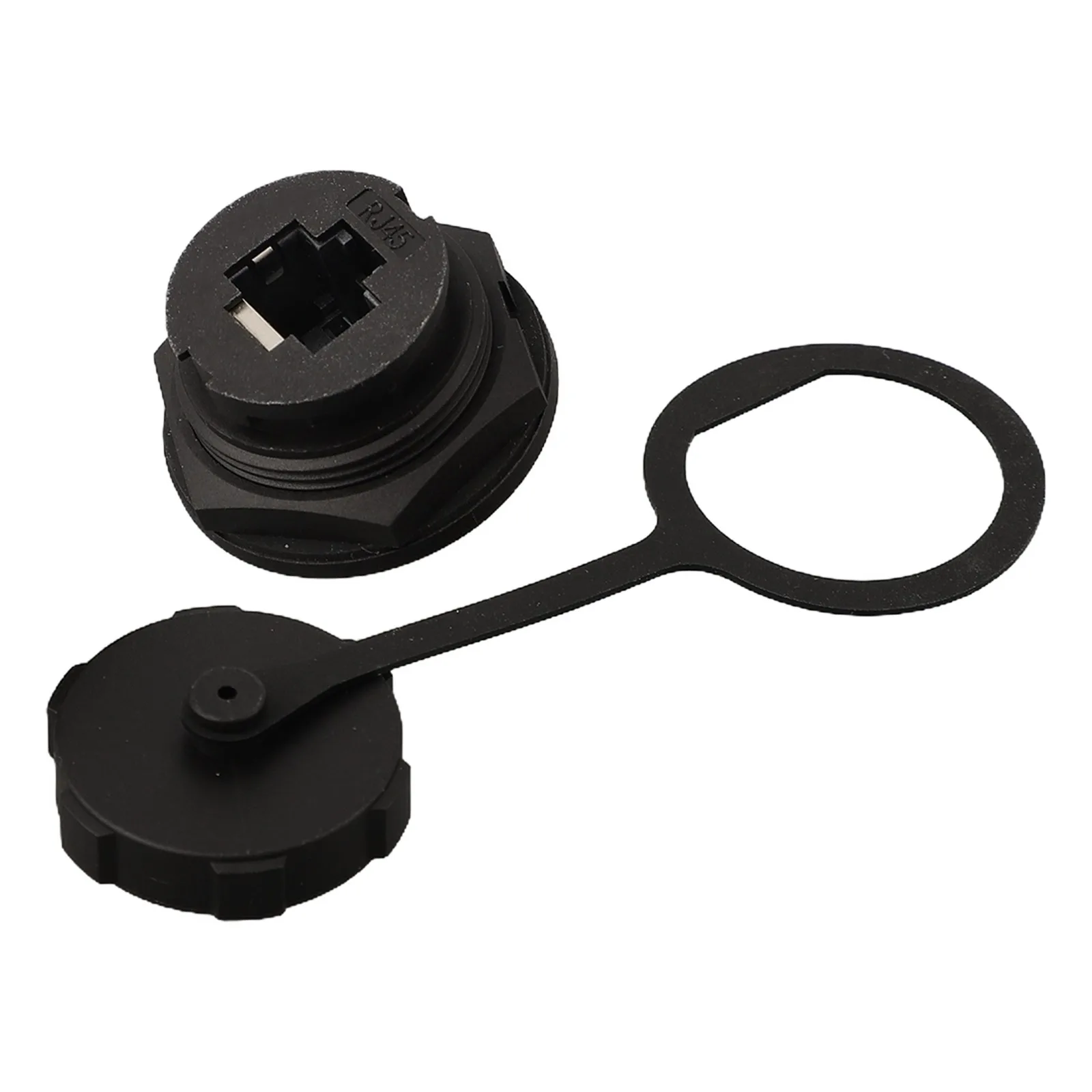

Network Coupler Network Switch Snap-on Socket Waterproof Black Board Connector Coupler E16B-FR6-PPF Convenient