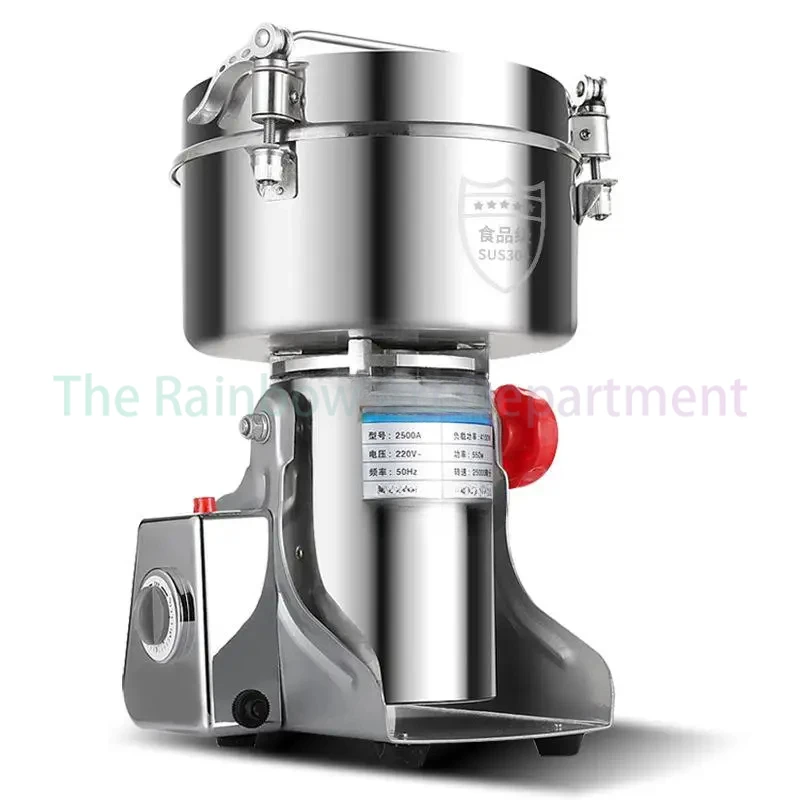 2500G 304 Stainless Steel Grinder Machine Large-scale Crusher Household Mill Commercial Powder Ultra-fine Grinding Machine Mill