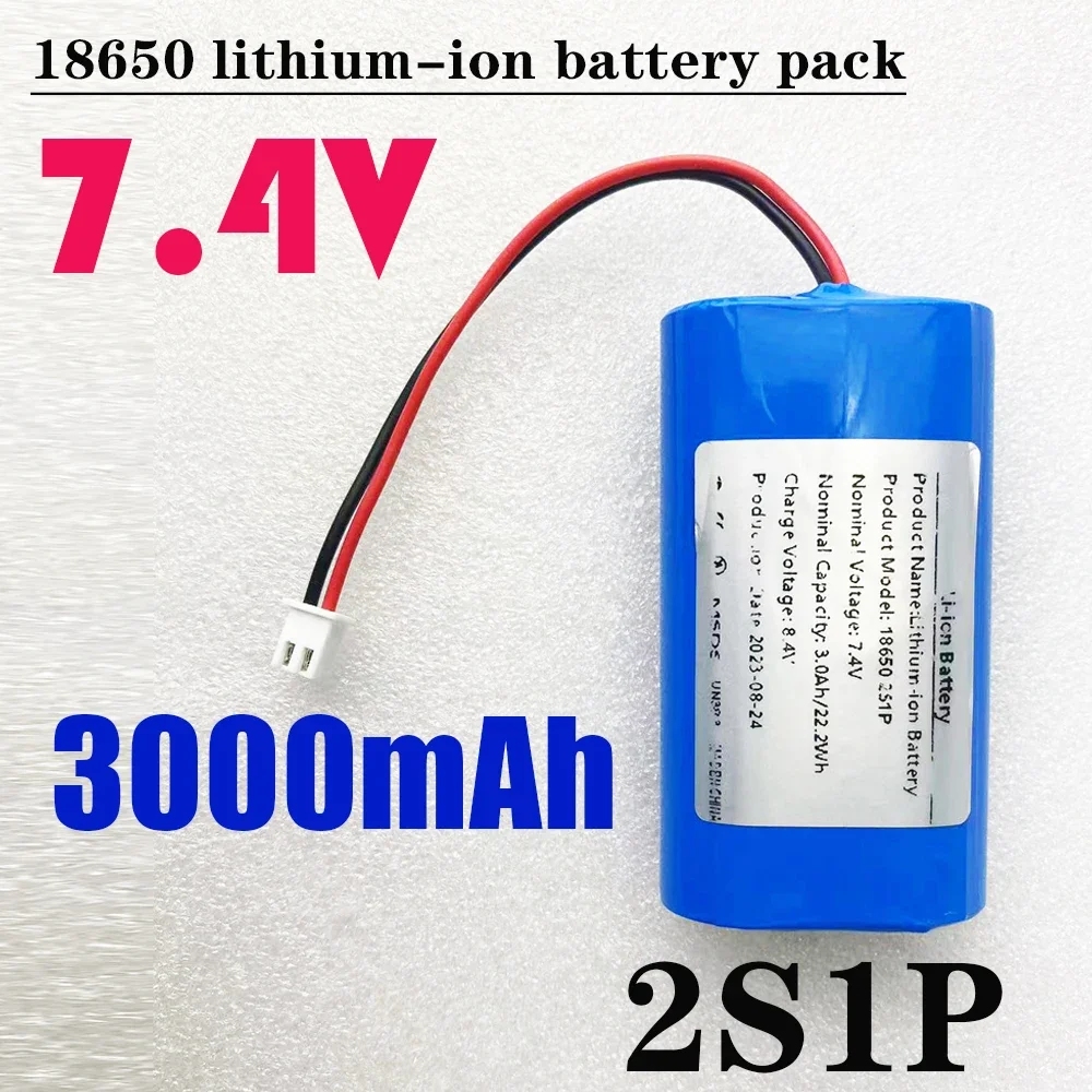 

Original 7.4V 3000mah 18650 2S1P built-in BMS rechargeable lithium-ion battery pack for camera electric toy backup battery