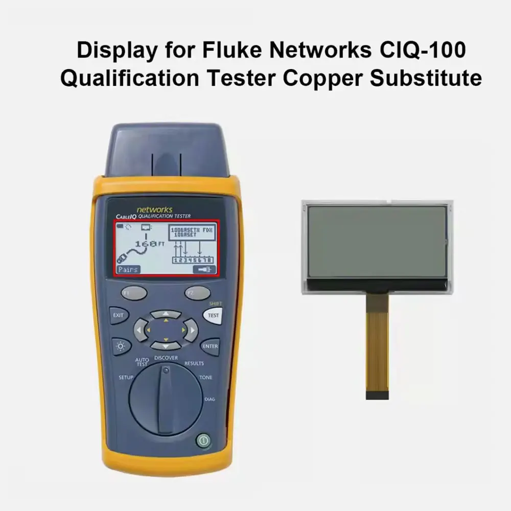 

ЖК-дисплей для Fluke CIQ-100, квалификационный тестер, заменитель меди