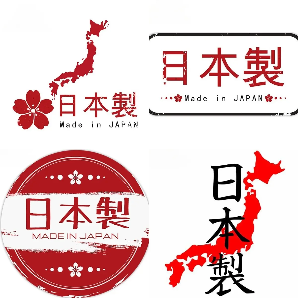 

Made in Japan Car Stickers Window Fine Decal Bumper Waterproof Scratch-Proof Decoration Auto Tuning Car PVC Decals