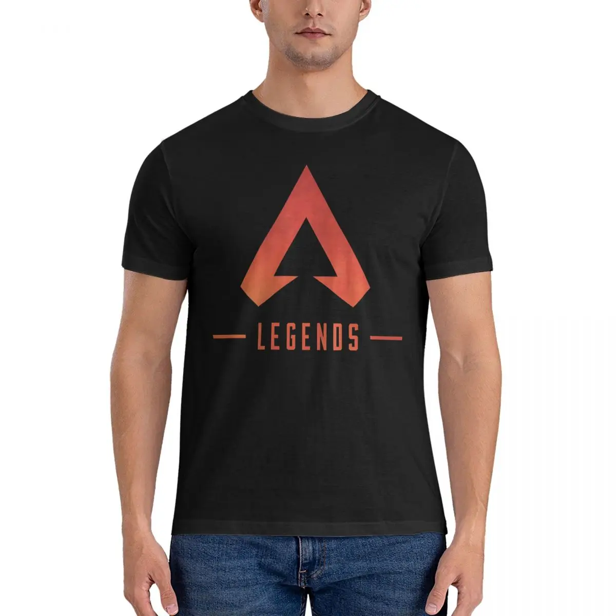 Fantastic T-Shirts for Men Apex Legends Humorous 100% Cotton Tees Crewneck Short Sleeve T Shirts Unique Tops