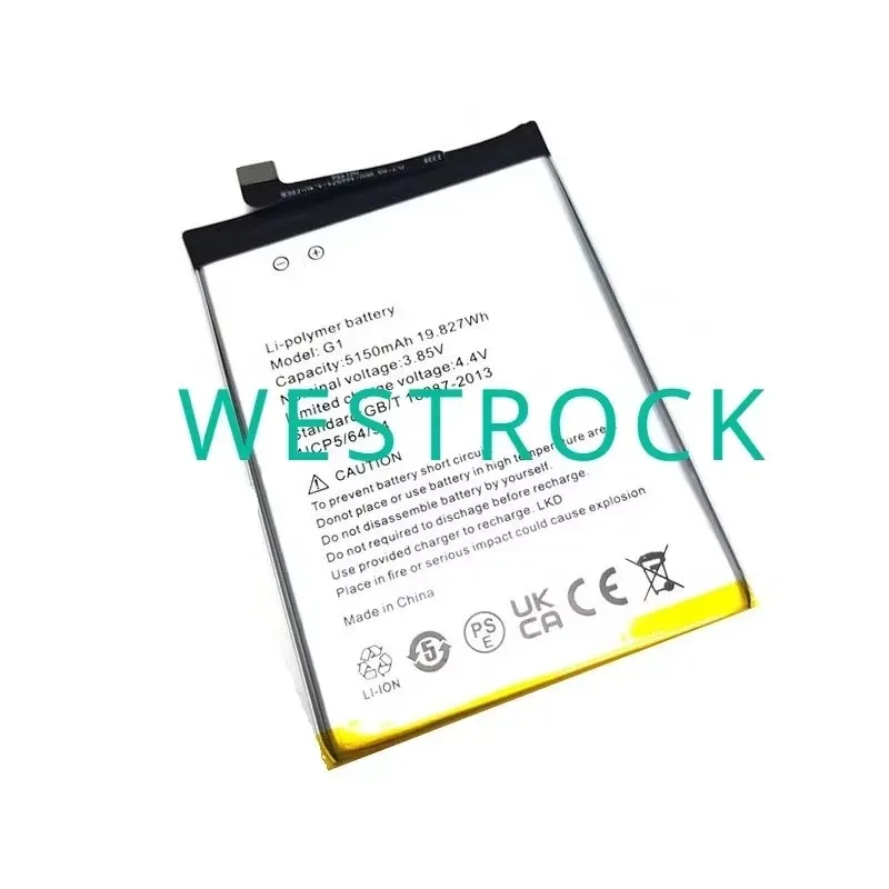 West Rock New  5150mah G1 Battery for UMI Umidigi G1 Cell Phone