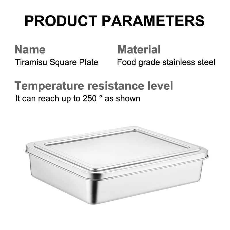 6 أحجام من الفولاذ المقاوم للصدأ تشيز كيك عموم قالب الخبز تيراميسو الكعك عموم مستطيل كعكة عموم لكعك عيد الميلاد الخبز الشيفون #5