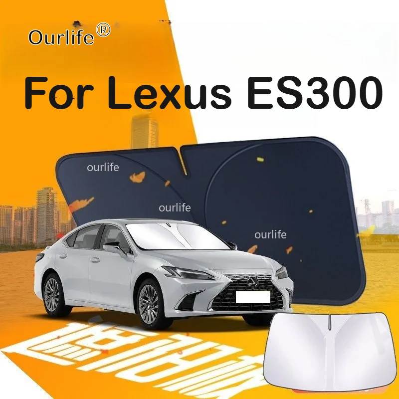 Windshield Sun Shade For Lexus ES 350 300H ES200 Sunshade Sun Visor Protector Foldable Blocks UV Rays Keep Car Cooler