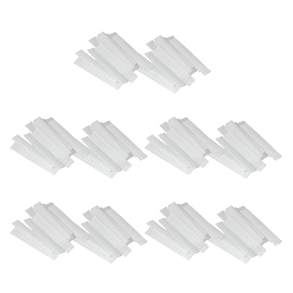 

100pcs Makeup Brush Protector Embroidery Net Cover for Eyeshadow Travel Storage Mesh Guard Cap Drying Tool