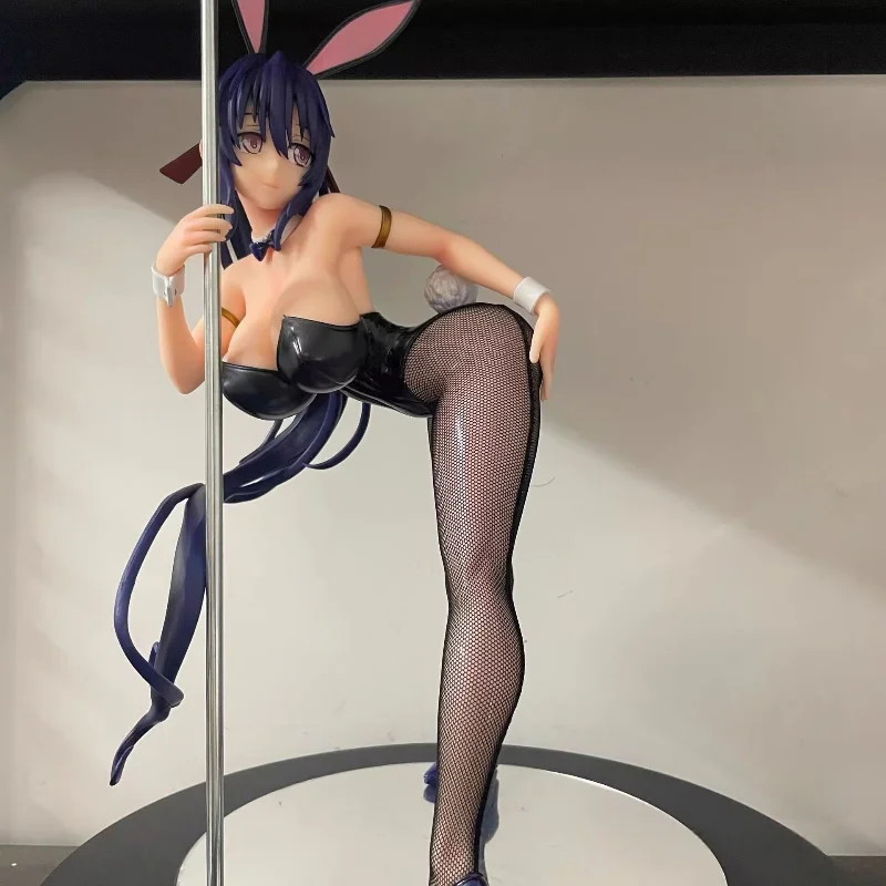 

High School D×D Akeno Himejima Standing Posture Anime Bunny Girl Figure Model Statue Collection Desktop Decoration Ornament Gift