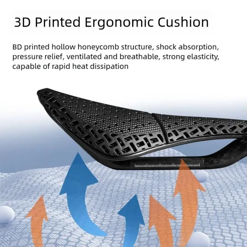 

R6FE High Elasticities Breathable Bicycles Seated Cover with Crosses Strap Antislip