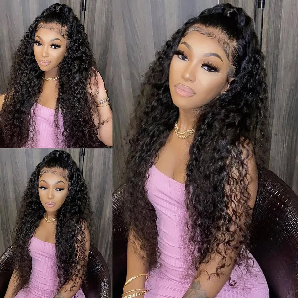 Deep Wave Hair Bundles Deep Curly Hair 1/3/4 Bundles On Sale Brazilian Human Hair Bundles Natural Black Hair Weave Extensions