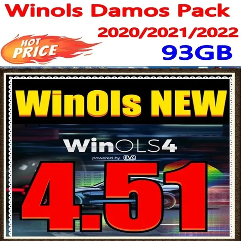 Winols-Software 4,51 + 93GB, archivos de mapas de sintonización de Chip, gran archivo para damas, Mappacks, novedad de 2022, 2021, 2020, instalación gratuita