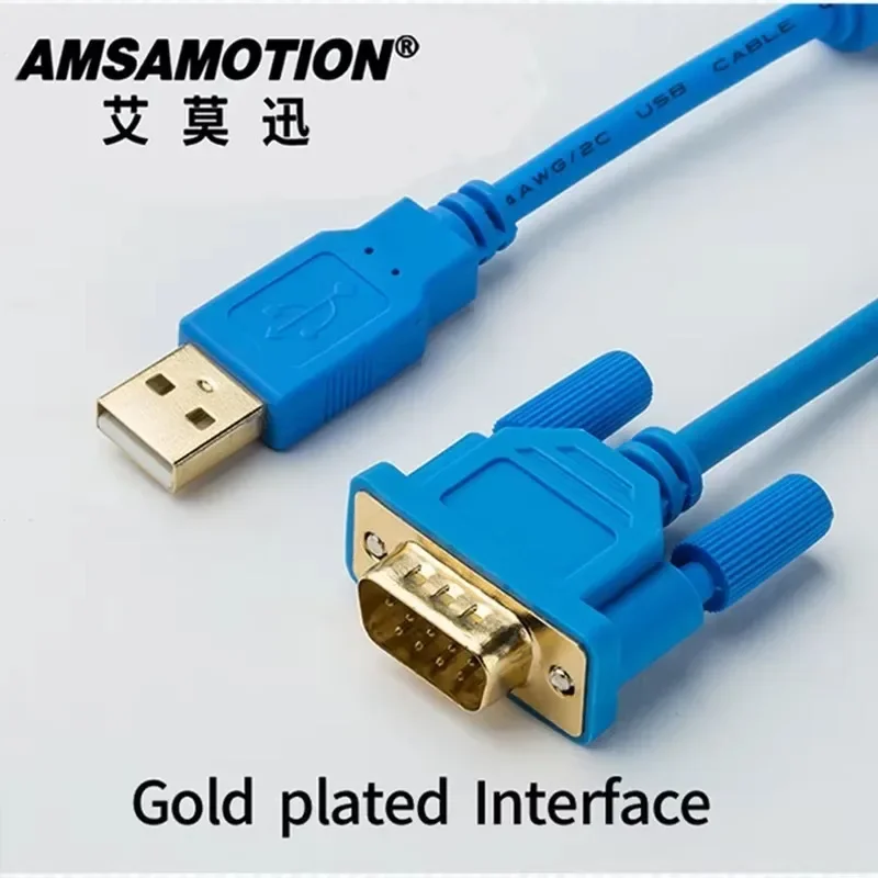 Amsamotion USB-XW2Z-200S-CV Isolation Type Programming Cable Suitable for Omron CQM1/C200HE/CS Series PLC