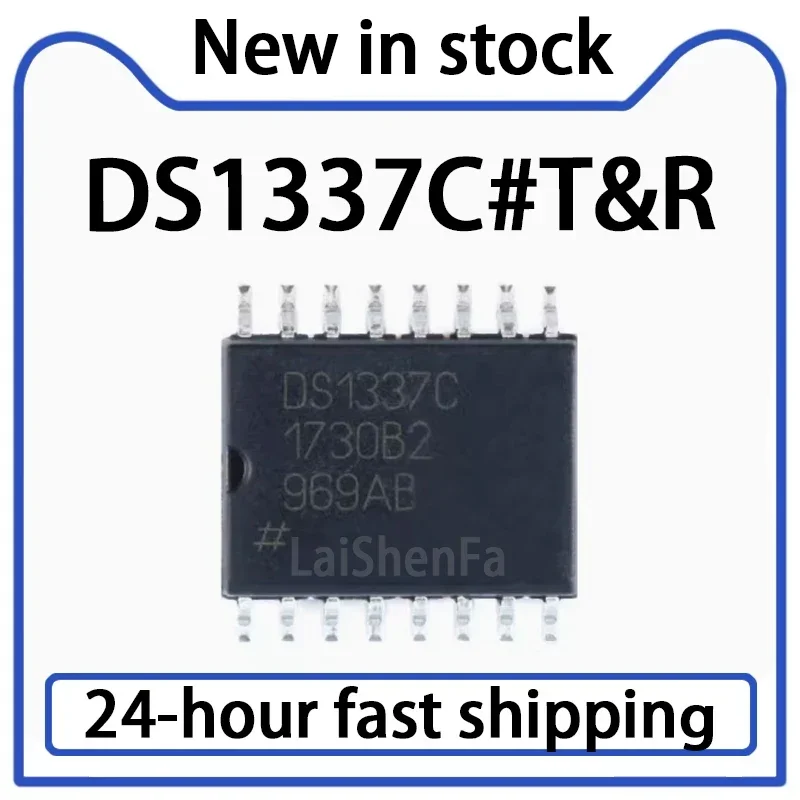 1PCS DS1337C#T&R Package SOIC-16 Analog Comparator Real-time Clock Chip in Stock