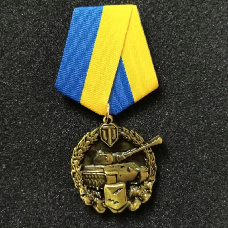 Order of the Ukrainian State Tank Medal Silver Medal, replica badge