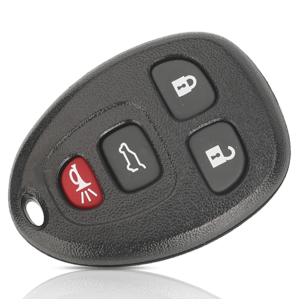 

jingyuqin New Replacement Car Key Shell Cover Case Styling Fob Blank For Buick Gmc G-M Pontiac Keyless Entry Rubber Pad