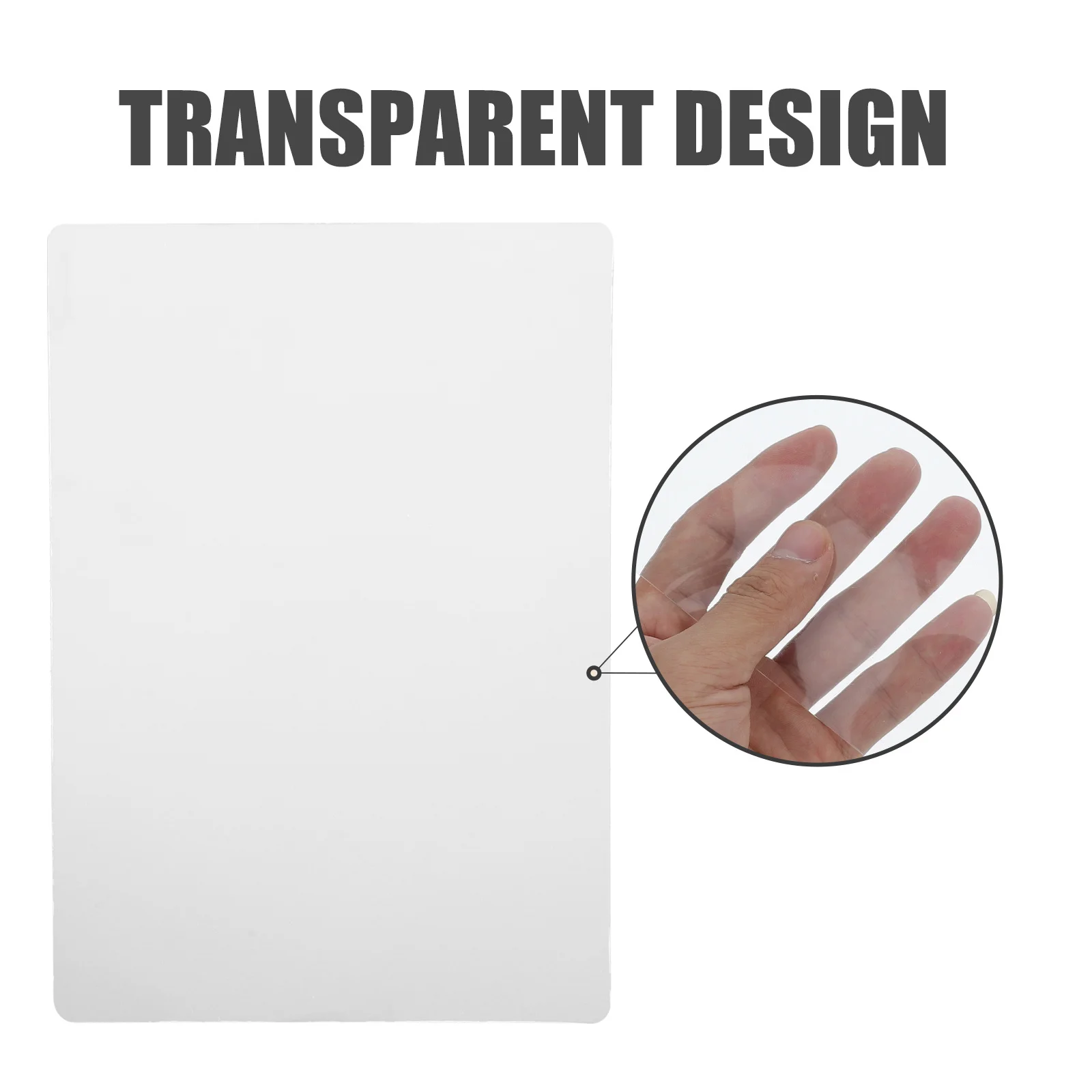 Pluma de impresión 3D de PVC transparente, tableros de rastreo, hojas de plantilla translúcidas para dibujo preciso, accesorios artesanales reutilizables, 10 Uds.