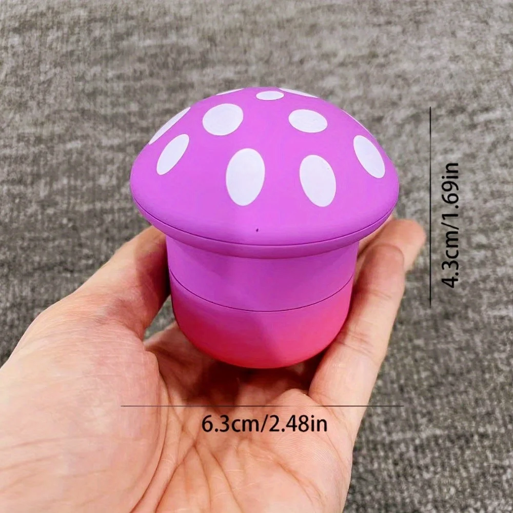 2.5 بوصة المعادن الفطر عشب طاحونة الملح مطحنة التوابل هاون دليل مدقة الفلفل التبغ الخام العشب طاحونة التدخين اكسسوارات #4