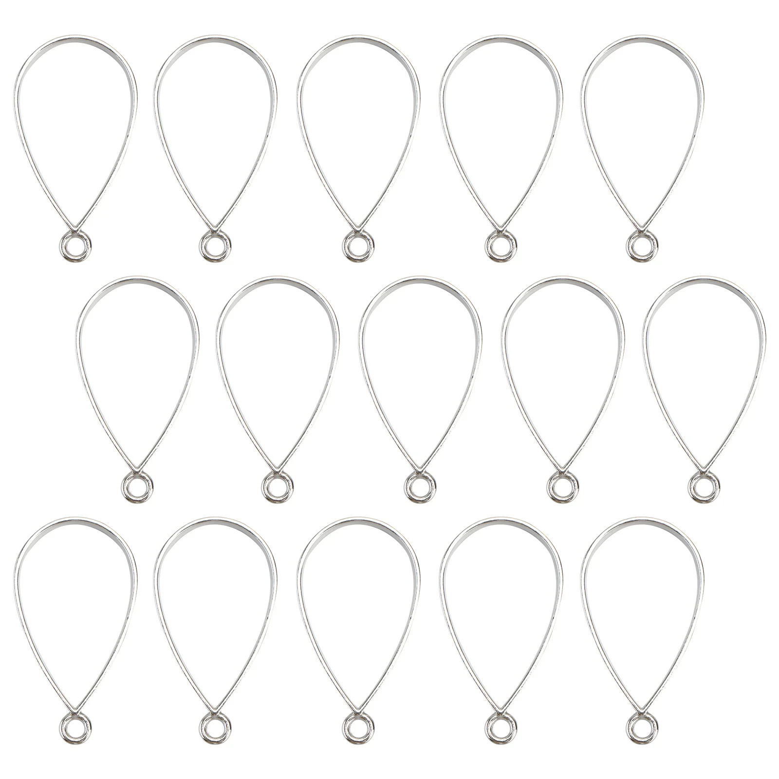 

50Pcs Hanging Pendant DIY Frames Creative Jewelry Accessories Necklace Bracelet Earring Decoration Charms DIY Pendant