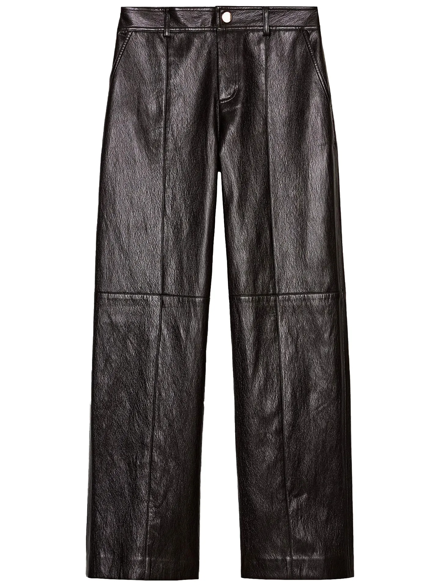 كول جلد نظرة مستقيم الساق سراويل تقليدية عالية الخصر المرأة Sli التخسيس شتاء 2025 Faion بناطيل كاجوال