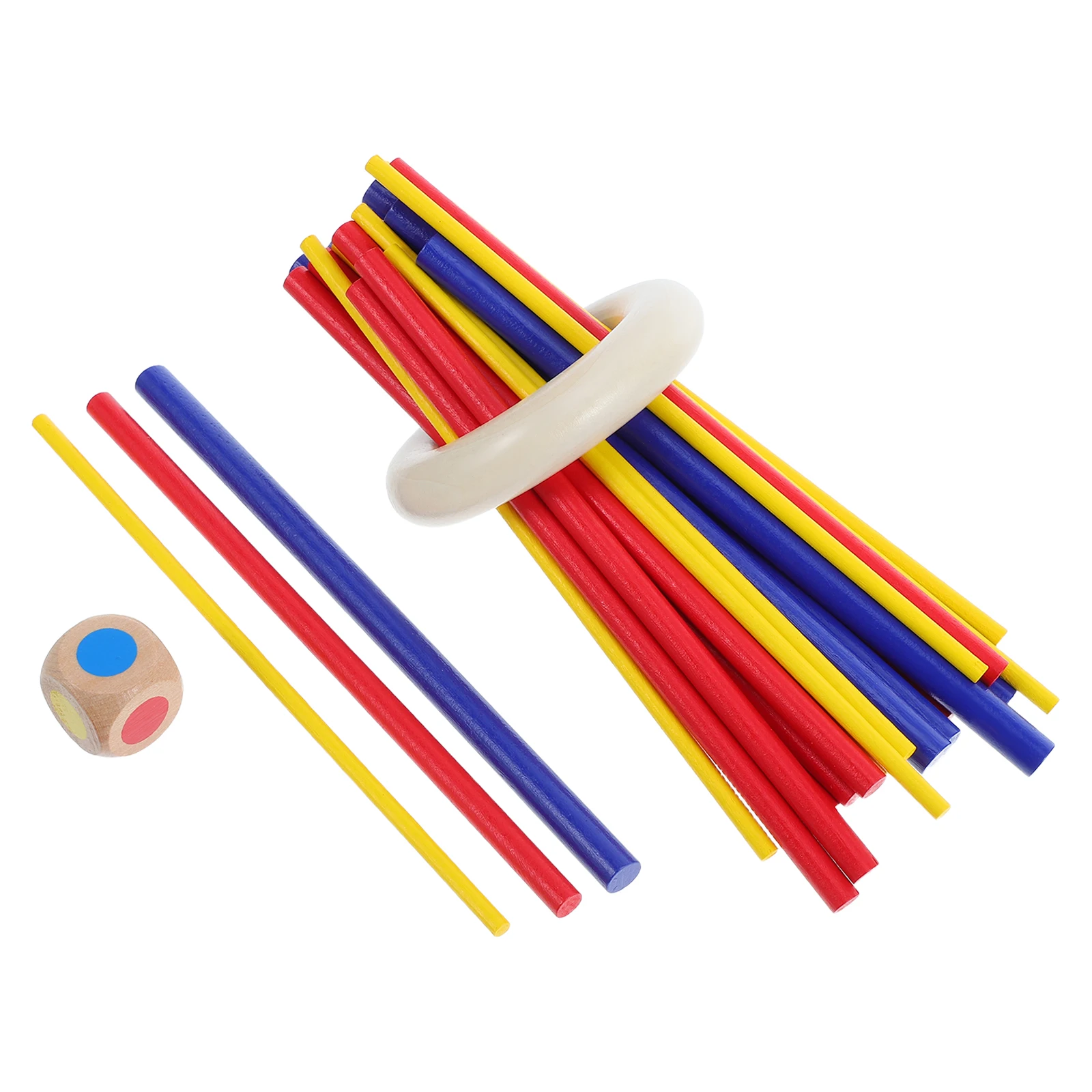 

Wooden Balance Sticks Colorful Stick Game Toys Child Color Recognition Hand Eye Coordination Family Interaction Portable Fun