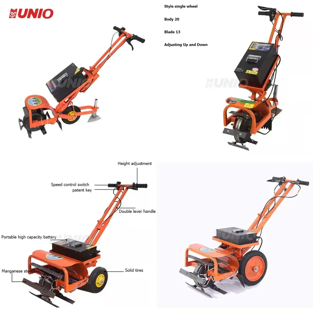 

Farm Garden Mini Rotary Tiller Electric Power Tiller for Sale Mini Small Cultivator