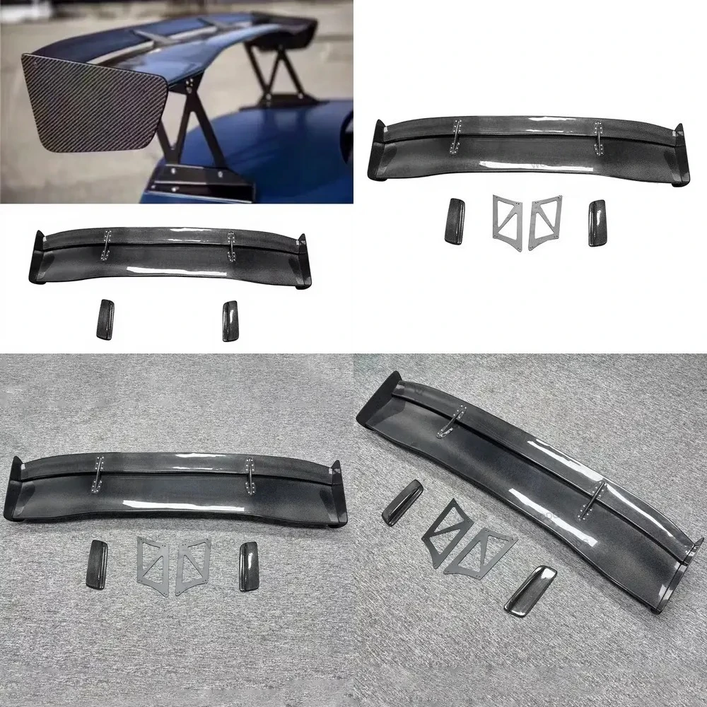 Volt Style Carbon Fiber Rear Wing for GT86 M2 M3 M4 Universal Car Double Layer Rear Trunk Wing Spoiler Bodykit