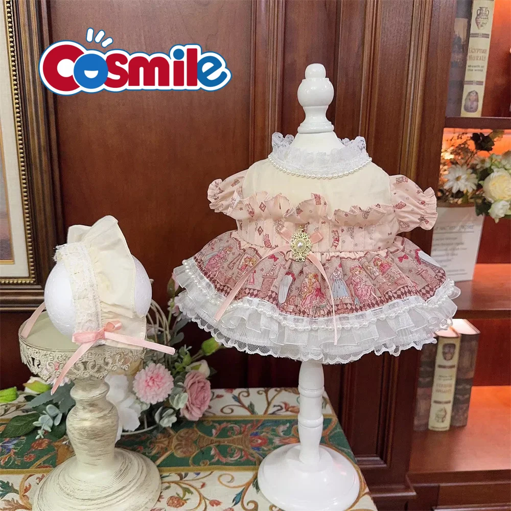 Cosmile Original Hand-made Doll Clothes Clothing Vintage Dress For 10cm 15cm 20cm Cos Party Outfit XM Lovely Cosplay C