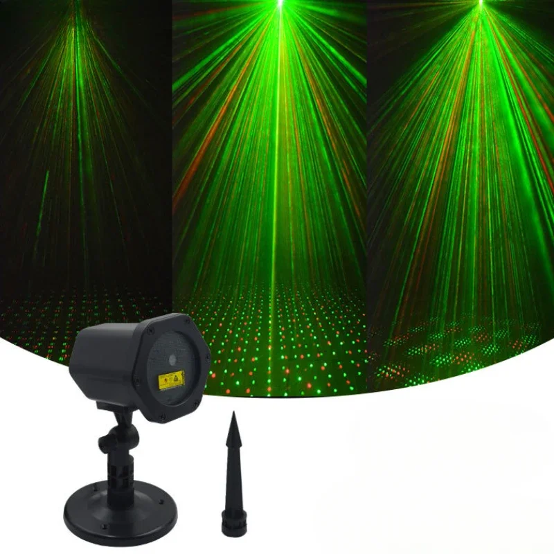 Luces de discoteca RGB para escenario, lámpara Solar para césped, proyector de haz de luz Led, estroboscópico, luces de decoración para fiestas, vacaciones y Club