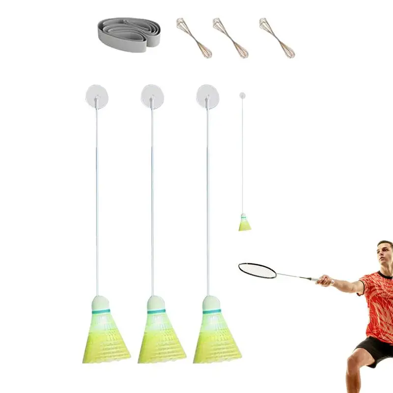 Adjustable Badminton Exerciser Badminton Self Trainer For Hand-Eye Coordination Badminton Learners Tools For Garden Parks