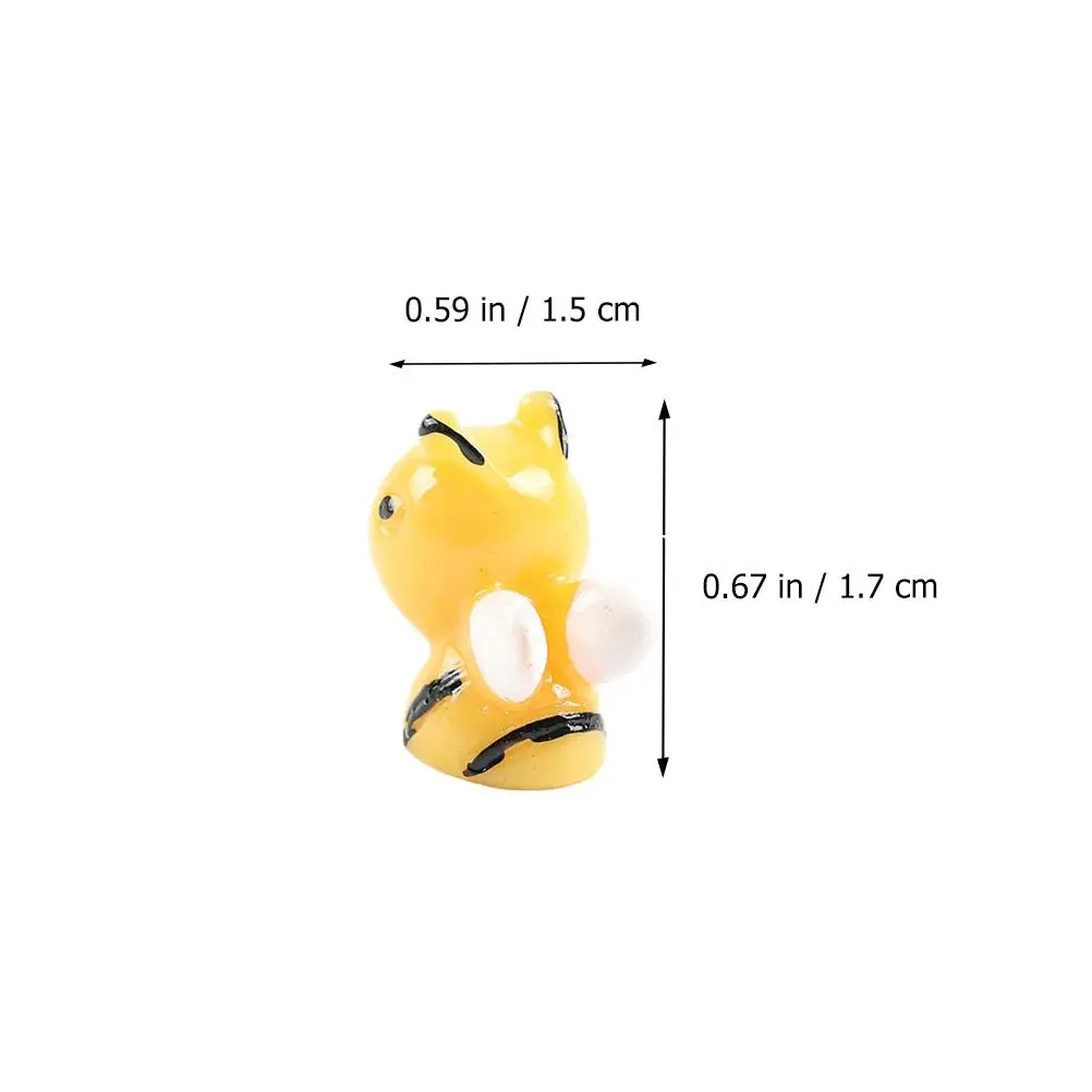 

20 Pcs Resin Bee Accessories Durable Safe Decoration Garden Kids House Living Room Bedroom Kitchen Festival