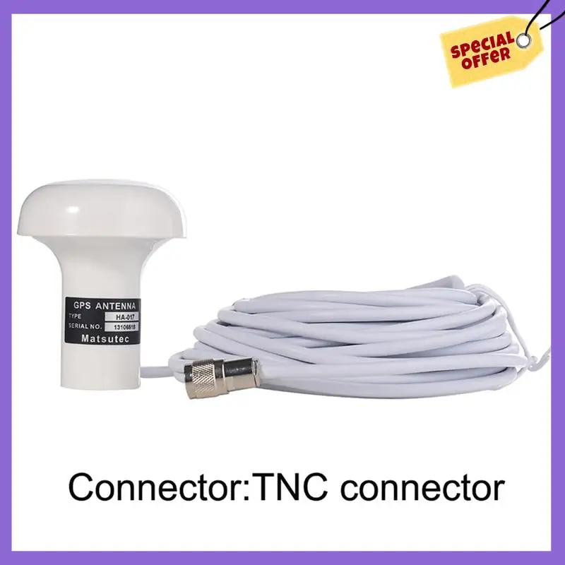 

-A96Z 2 шт. GPS-антенны HA-017 Морская GPS-антенна с 10-метровым кабелем Разъем TNC РЧ-кабель 10 м RG-58 Интерфейс TNC
