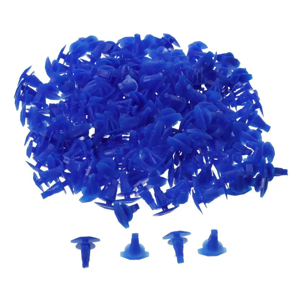 200Pcs Blue Weatherstrip Car Assessories Parts Clip Assessories For Car