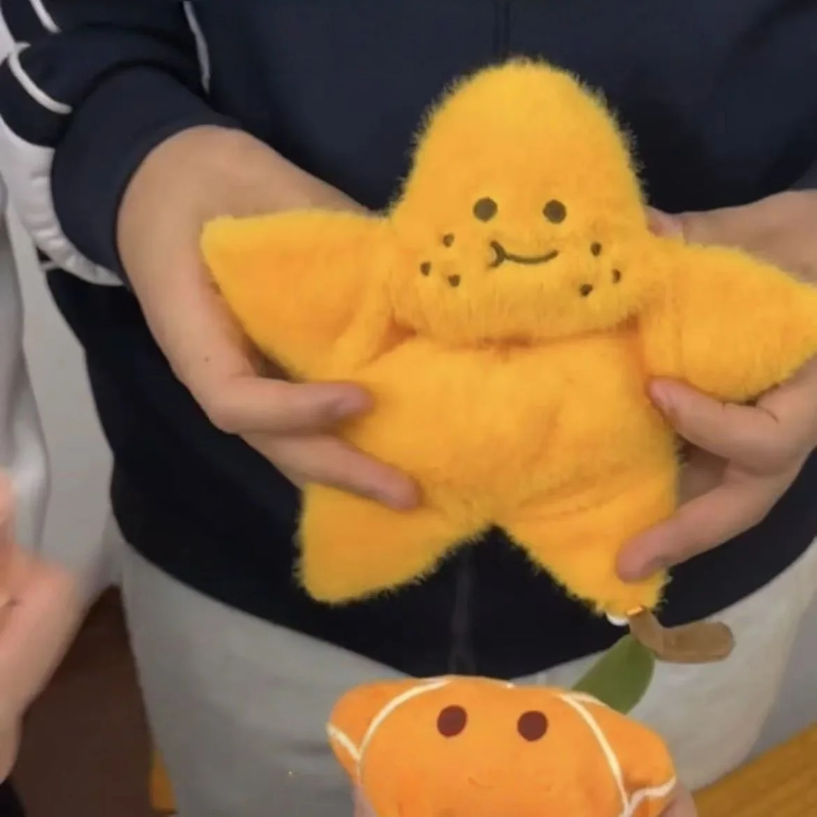 Jouet en peluche Orange pelable simulé de 12cm, pendentif en peluche de fruits, porte-clés alimentaire, pendentif de sac à dos, jouet de dessin animé, cadeau