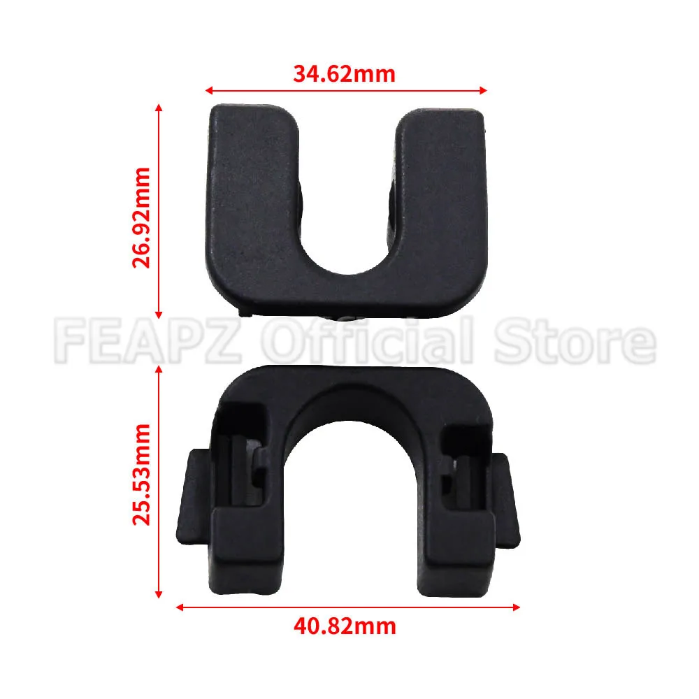 set For Ford Fiesta MK7, MK8, Focus & Mondeo rear Parcel Shelf Clip. Brand New! 8A61-46698-AA 8A6146698AA