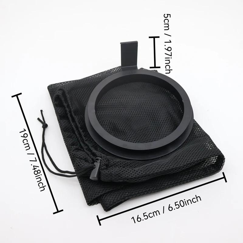 Portable Cooler Trash Can Attachment Suitable for Boats, Camping, Trucks, ATV & SXS | No-Installation for Roto-Molded Coolers |