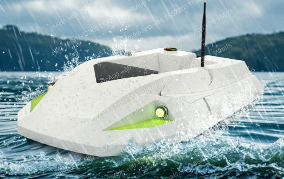 12V high-power dragnet nesting boat 600 meters GPS automatic return under leakage bait feeding hook nesting boat
