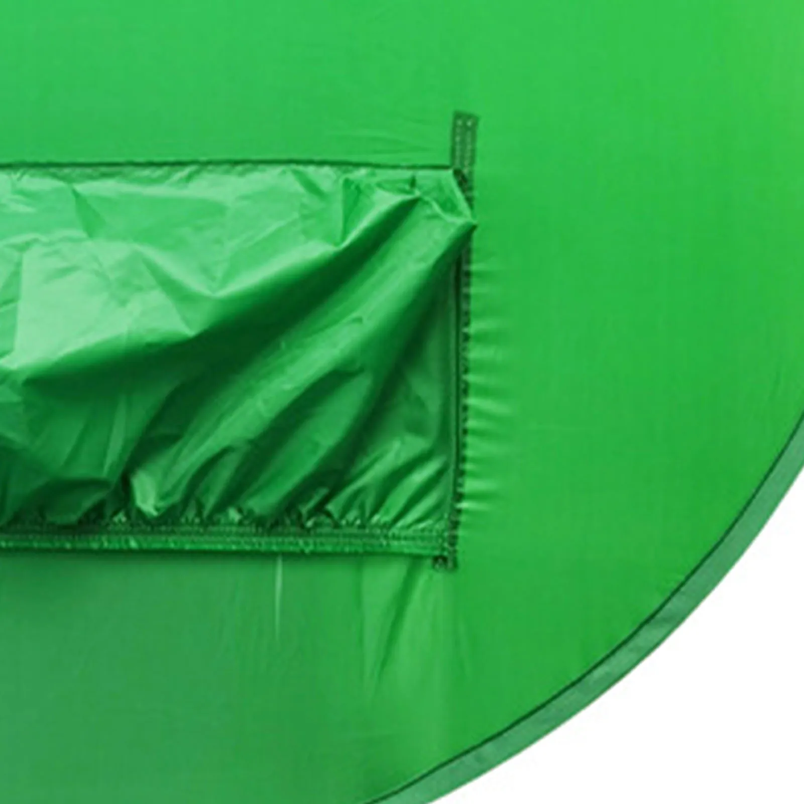 Portable Green Screen Chair Background Single Layer Thick Frame Round Green Screen Backdrop 142cm Folding for Video Conference