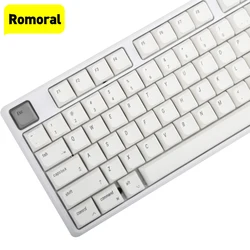 XDA-Juego de teclas PBT para teclado mecánico, Set de 127 teclas para teclado mecánico personalizado Cherry MX, DIY