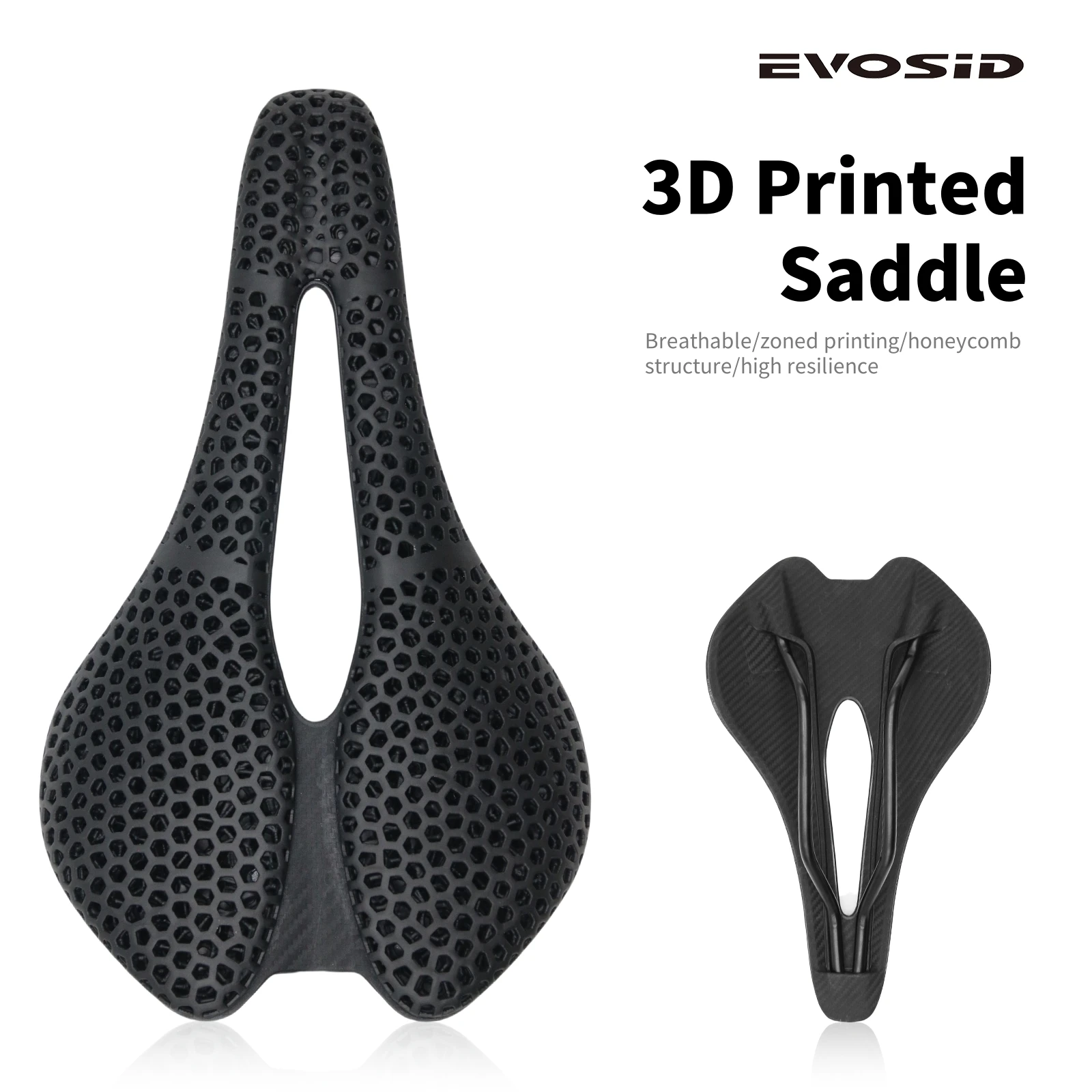 

3D Printed Bicycle Saddle Ultralight Hollow Comfortable Breathable MTB Gravel Road bike Cycling Seat Parts