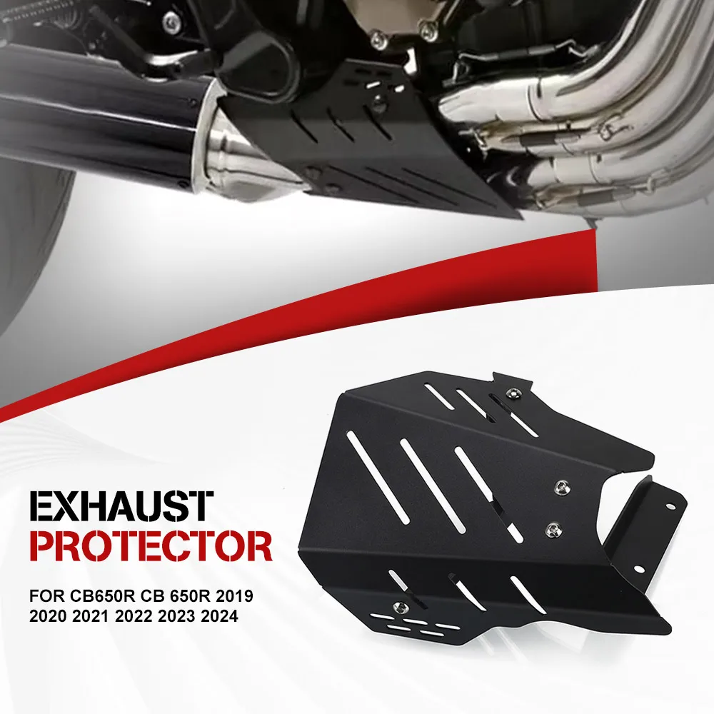 

For Honda CB650R CB 650R 2019 2020 2021 2022 2023 2024 Motorcycle Exhaust Front Interface Frame Protective Shield Guard Cover